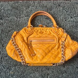 Quilted Yellow Marc Jacobs bag